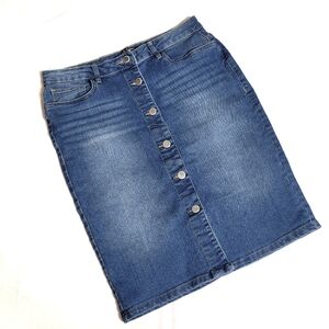 Baccini Denim Skirt